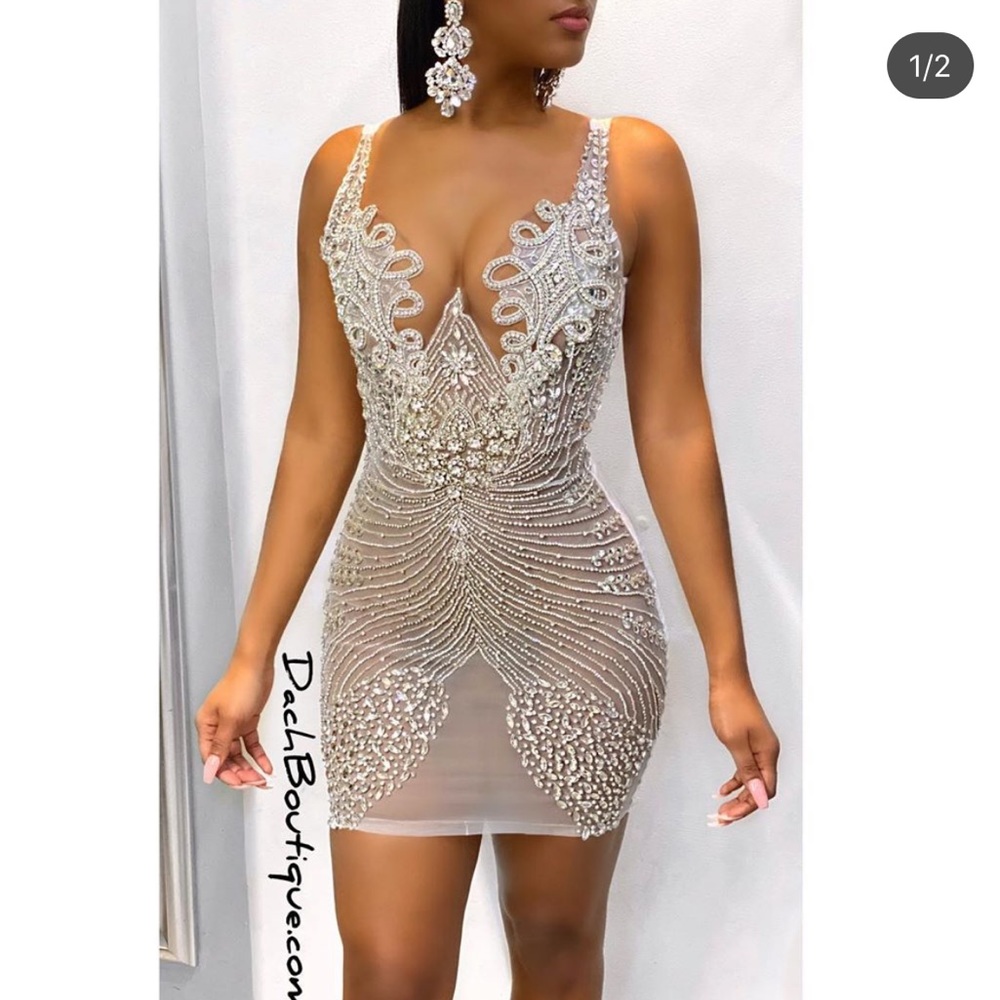 Icy custom made dress
